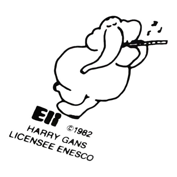 Vintage ELI 1982 COFFEE CUP Find The Hidden Elephant Mug Enesco Harry Gans - Picture 6 of 8